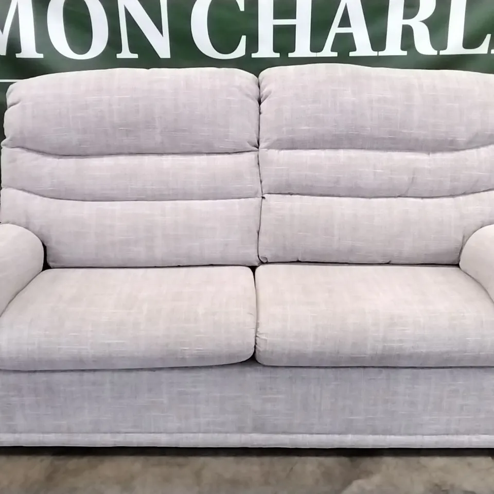 QUALITY BRITISH DESIGNED & MANUFACTURED G PLAN MALVERN 3 SEATER SOFA BEACH OATMEAL FABRIC