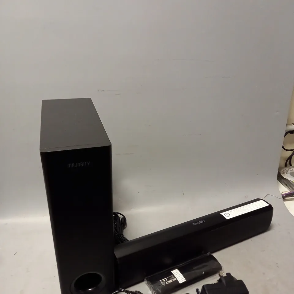 BOXED MAJORITY BOWFELL SOUNDBAR WITH SUBWOOFER