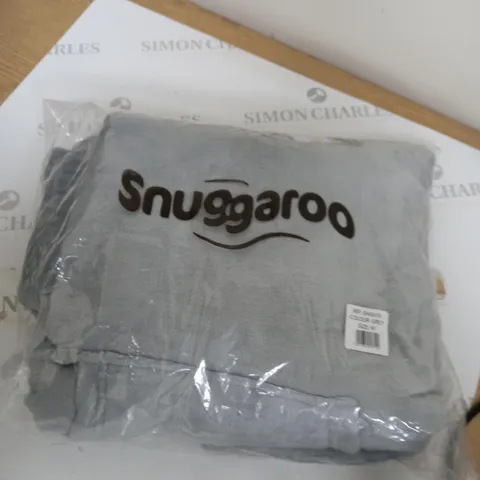 SNUGGAROO GREY DRESSING GOWN SIZE M 