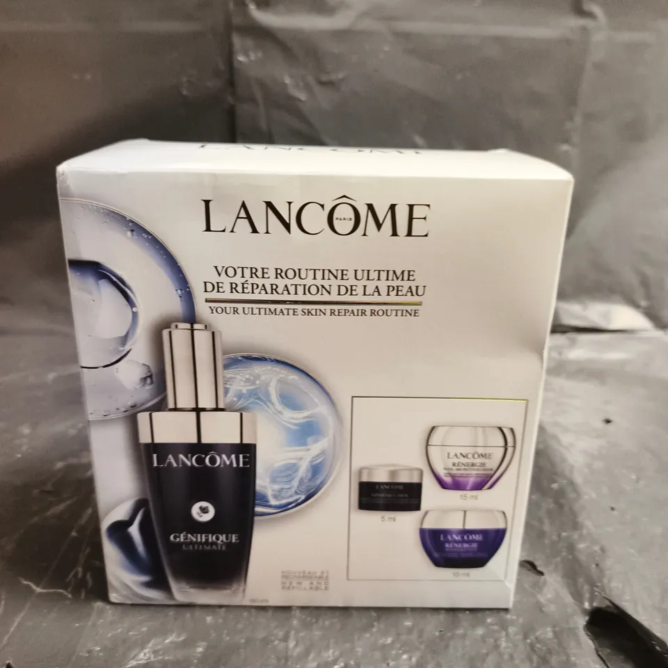 LANCÔME GÉNIFIQUE ULTIMATE SKIN REPAIR GIFT SET – SERUM, GÉNIFIQUE YEUX EYE CREAM & RÉNERGIE MULTI-LIFT NUIT