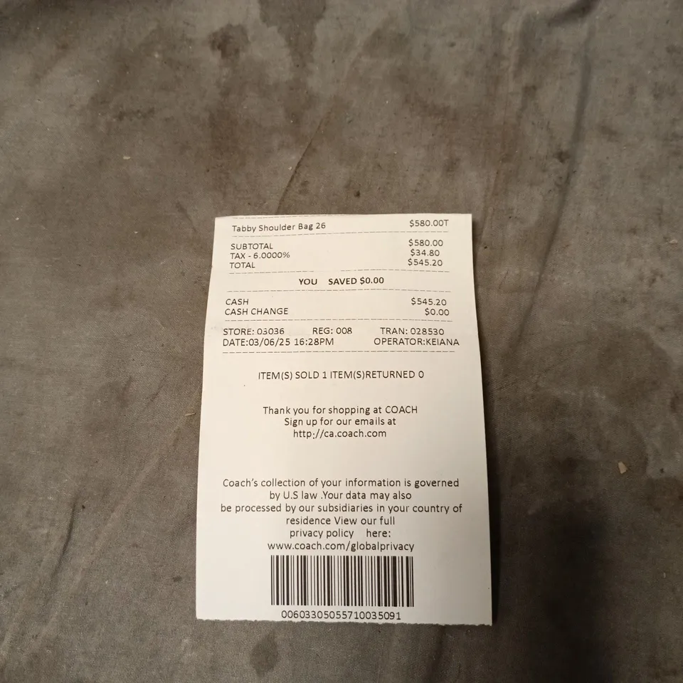 COACH TABBY SHOULDER BAG 26 – BLACK QUILTED LEATHER BOXED