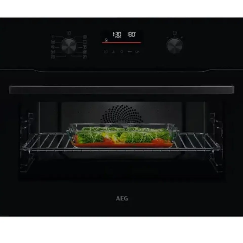 AEG OK6NK40K SERIES 6000 BUILT IN COMBI MICROWAVE FOR TALL HOUSING – BLACK