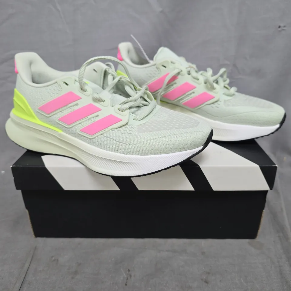 BOXED PAIR OF ADIDAS ULTRARUN 5 TRAINERS IN MULTI SIZE UK 4