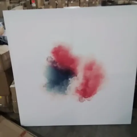 BOXED PAINT SPLASHES CANVAS PRINT 