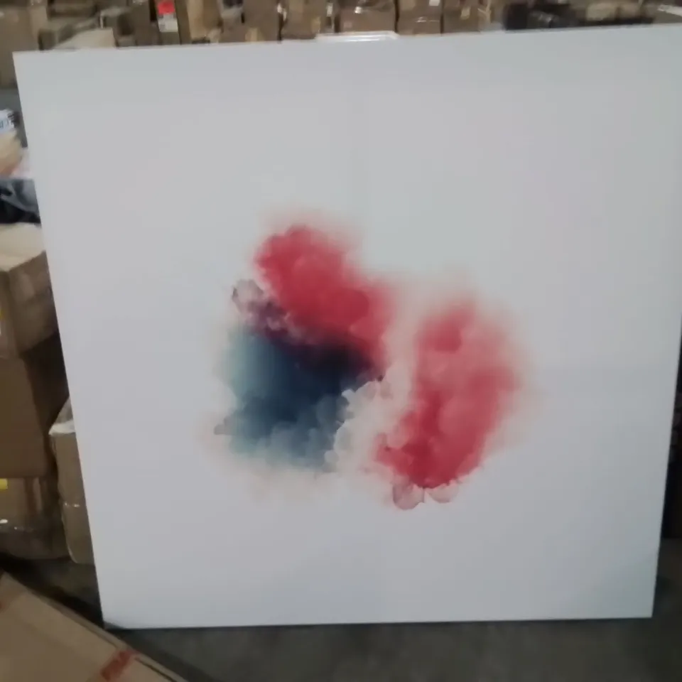 BOXED PAINT SPLASHES CANVAS PRINT 