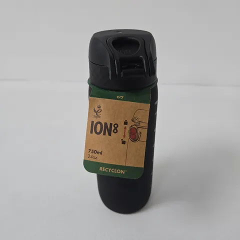 ION8 750ML BLACK WATER BOTTLE – FLIP-TOP CAP