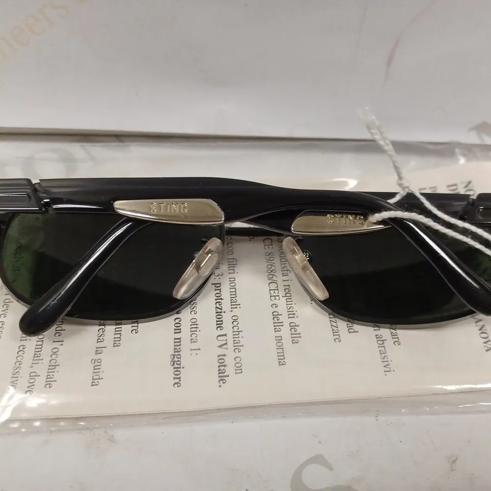 BOX OF APPROX 5 STING 4294 BLACK SUNGLASSES 