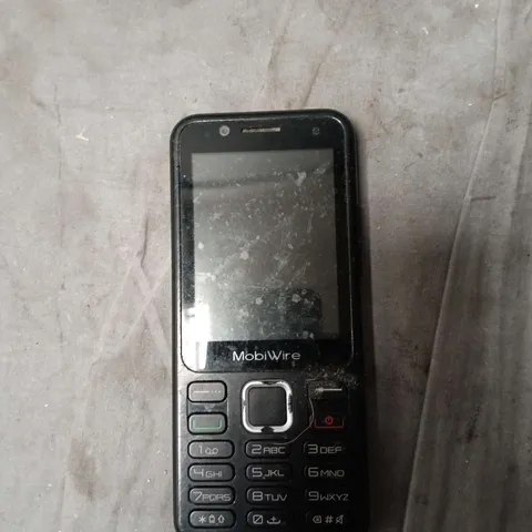 MOBIWIRE MOBILE PHONE – BLACK FEATURE PHONE 