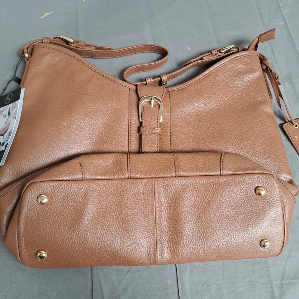 ASHWOOD LUXURY LEATHER BROWN HAND BAG