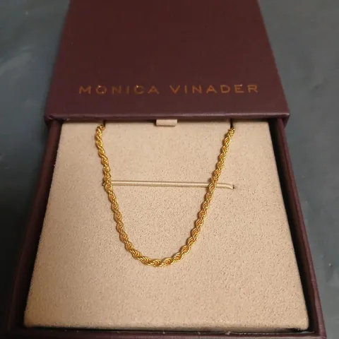MONICA VINADER GOLD-TONE CHAIN NECKLACE