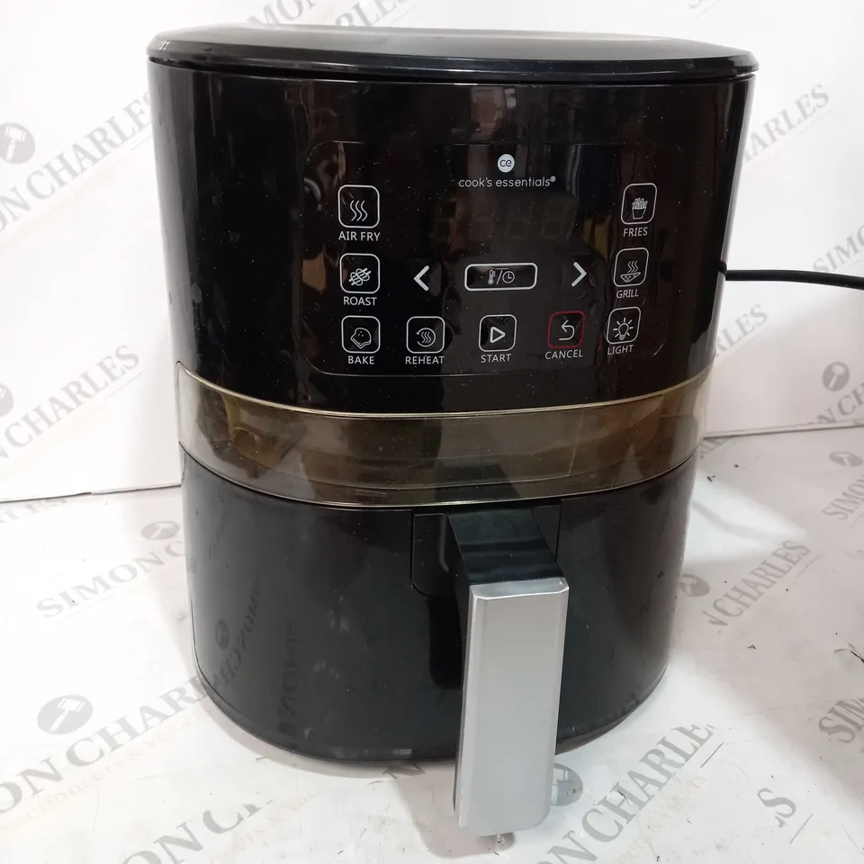 COOK'S ESSENTIALS AIR FRYER - BLACK