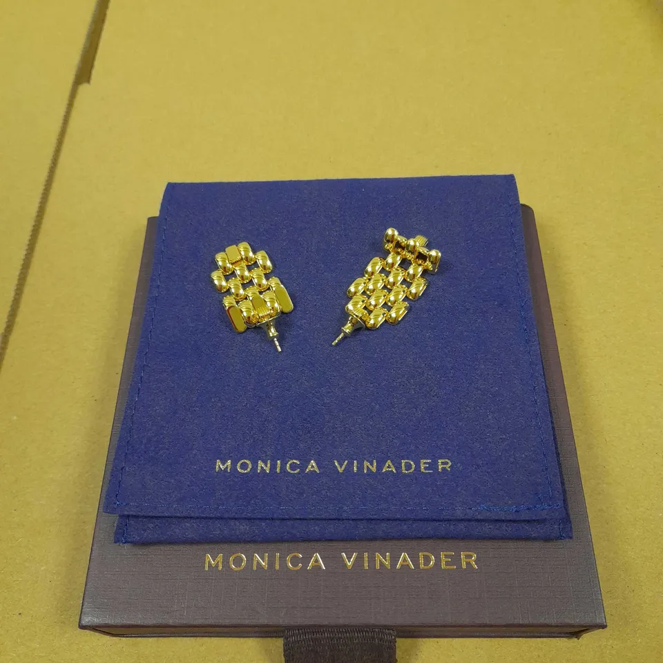 MONICA VINADER CHAIN COCKTAIL DROP EARRINGS