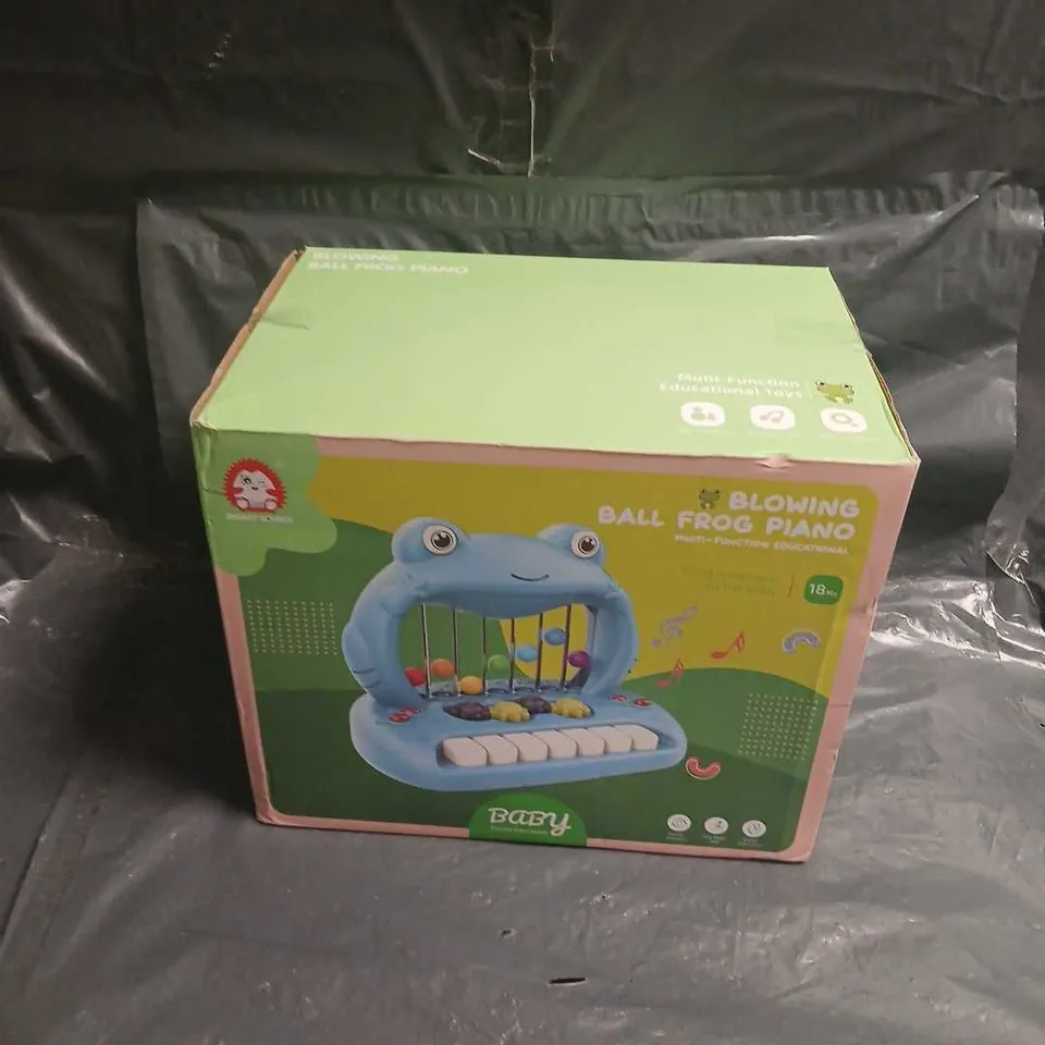 BOXED BLOWING BALL FROG PIANO BABY PUZZLE EDUCTAION