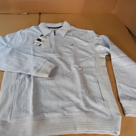 CREW CLOTHING ALDWICK SWEATER IN SKYMARL - M