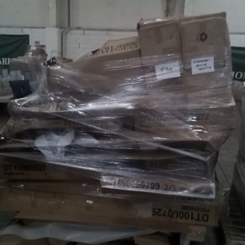 PALLET OF ASSORTED TABLE PARTS