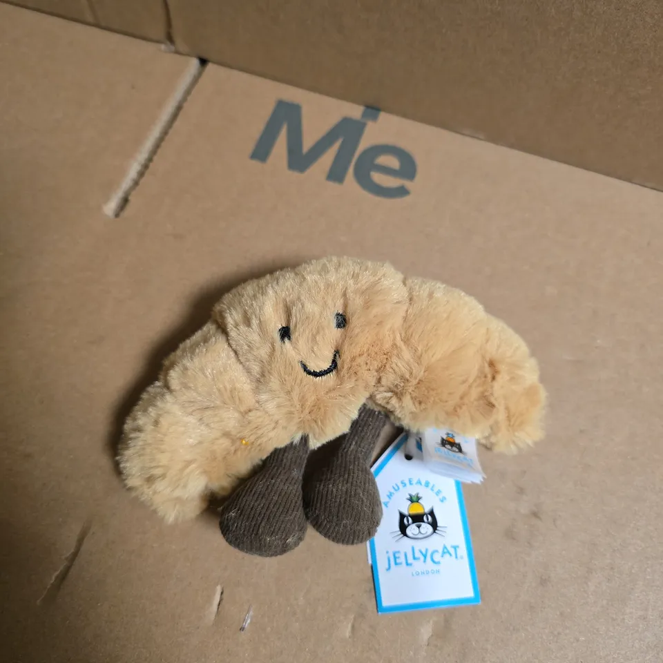 JELLYCAT AMUSEABLE CROISSANT BAG CHARM 