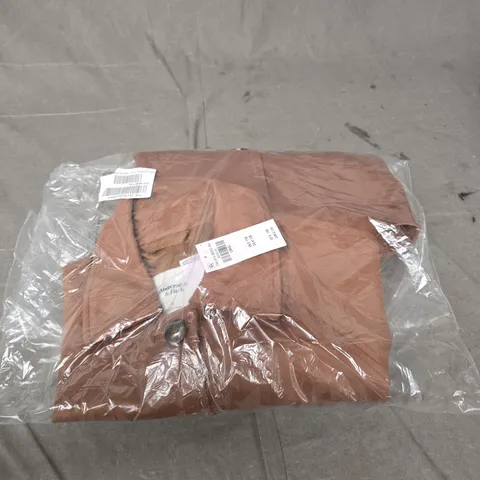 ABERCROMBIE & FITCH BROWN COAT – SIZE L 