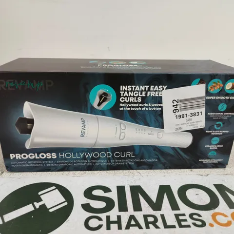 REVAMP PROGLOSS HOLLYWOOD CURL HAIR STYLING DEVICE