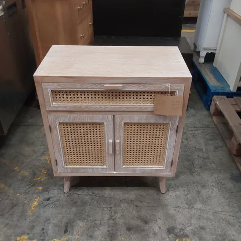 DESIGNER HAND CRAFTED RATTAN CABINET