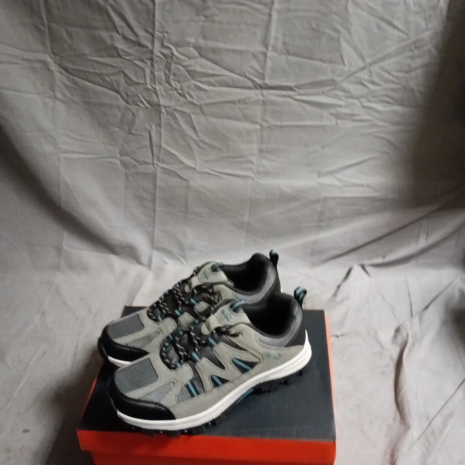 PETER STORM BUXTON VENT DGY MEN'S WALKING SHOES – UK 7 (EU 41), DARK GREY