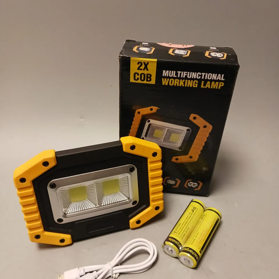 BOXED 2X COB MULTIFUNCTIONAL WORKING LAMP 