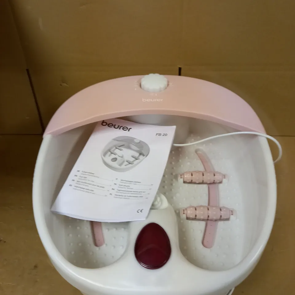 BEURER FB20 FOOTSPA WITH PEDICURE ATTACHMENTS