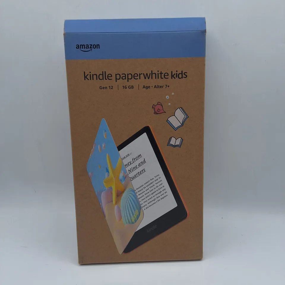 BOXED AMAZON KINDLE PAPERWHITE KIDS GEN 12 16GB 