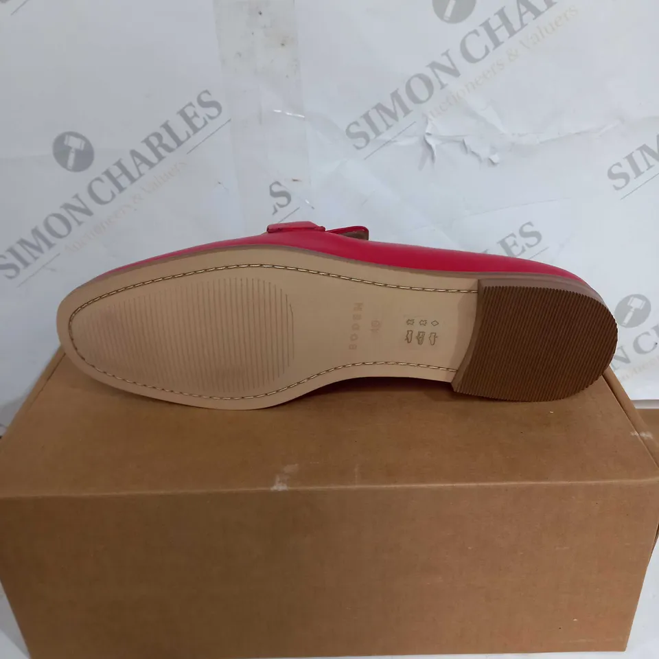 BOXED BODEN A1412 SHOES, RED - SIZE 40