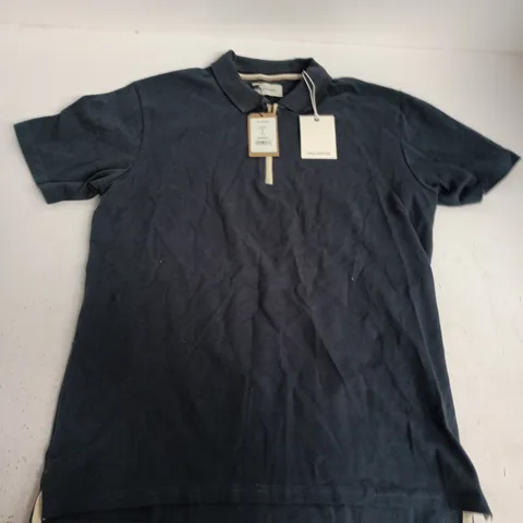 PAUL HUNTER TROY POLO IN MIDNIGHT NAVY - LARGE