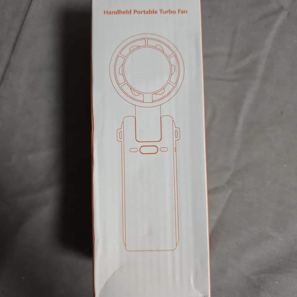 HANDHELD PORTABLE TURBO FAN IN BLACK – BOXED