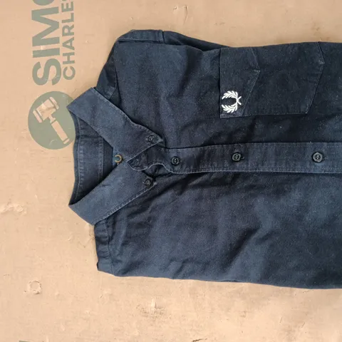 FRED PERRY NAVY SHIRT – MEN'S L