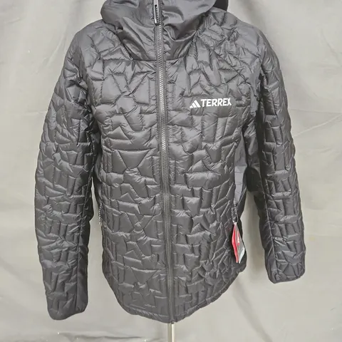 ADIDAS TERREX HOODED JACKET IN BLACK SIZE M