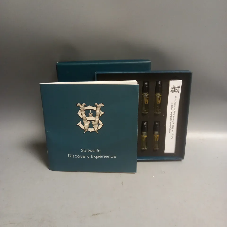BOXED SALTWORKS DISCOVERY EXPERIENCE SCENT SAMPLES SET OF 10