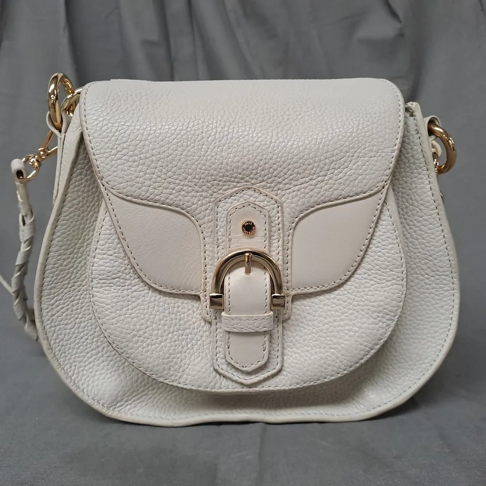 PAUL COSTELLOE GYMKHANA MULTIWAY LEATHER SADDLE BAG CHALK