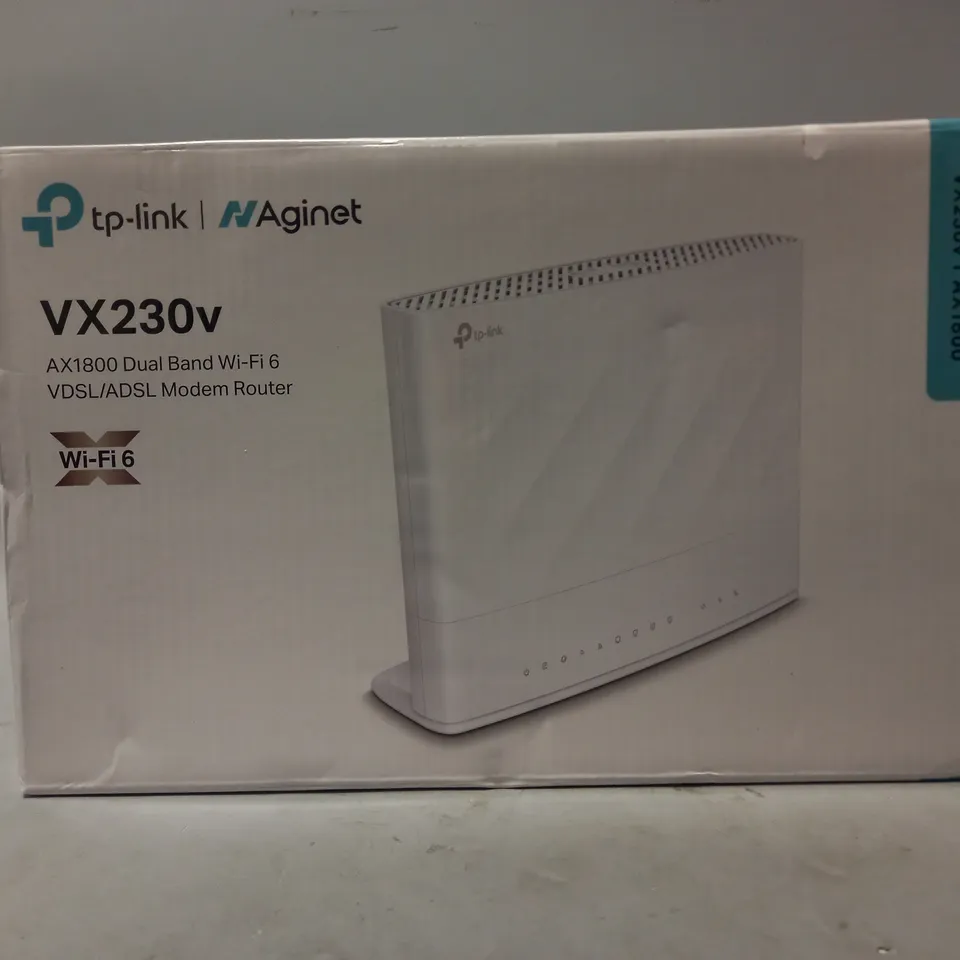 BOXED TP-LINK XV230V AX1800 DUAL BAND WI-FI 6 MODEM ROUTER
