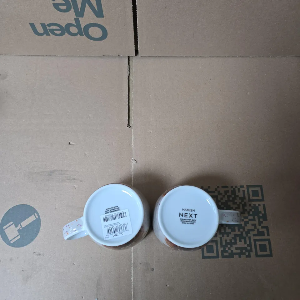 NEXT HAMISH HIGHLAND COW MUGS – SET OF 2 CERAMIC MUGS 