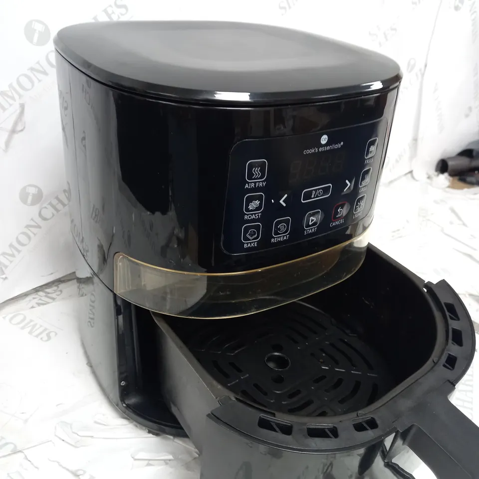 COOK'S ESSENTIALS AIR FRYER - BLACK