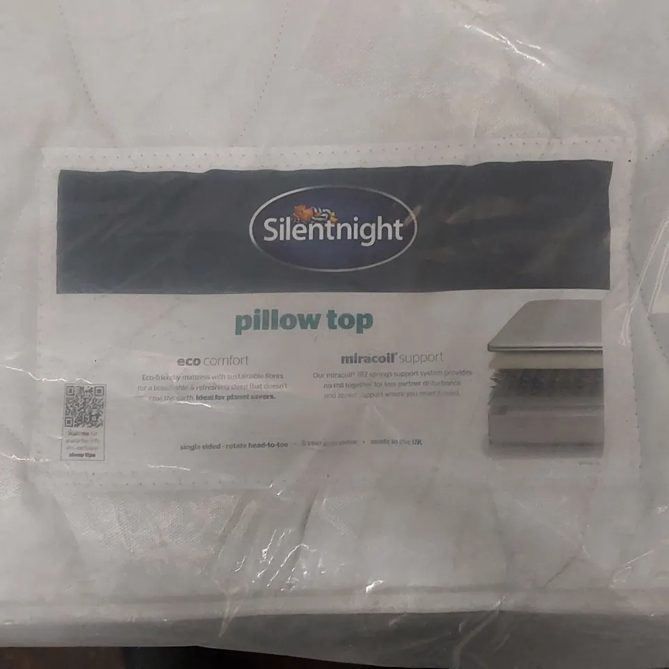 BAGGED DIVAN BASE WITH 5FT KING SIZED MICRO QUILTED PILLOWTOP MATTRESS