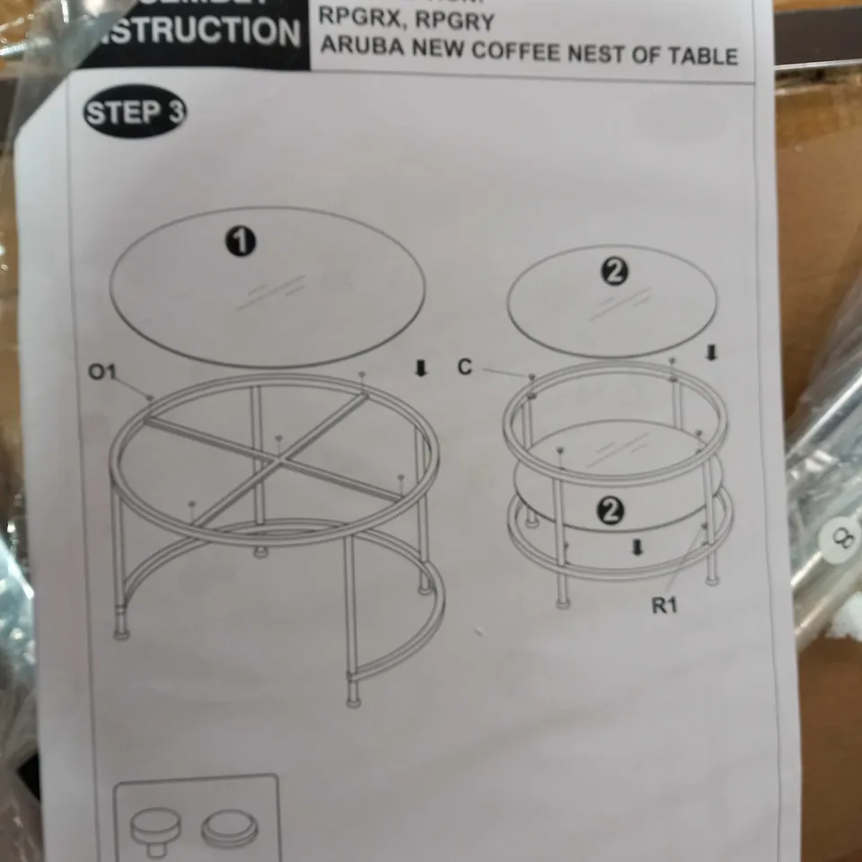 ARUBA COFFEE NEST OF TABLES