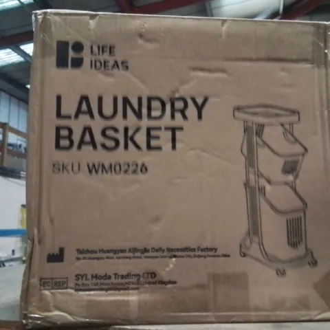 BOXED LAUNDRY BASKET 