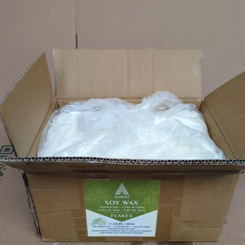 AUROH SOY WAX FLAKES – 5 KG, UNSCENTED