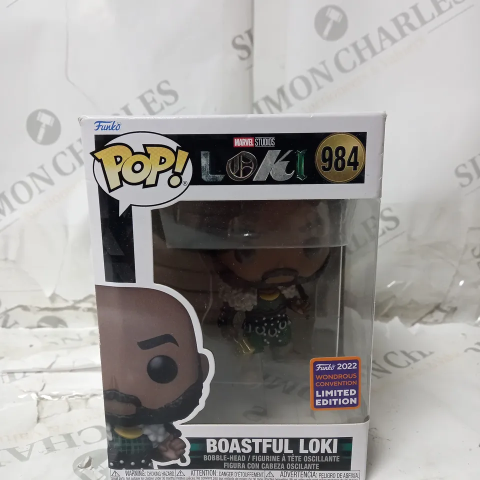 MARVEL LOKI POP! DELUXE VINYL FIGURE BOASTFUL LOKI