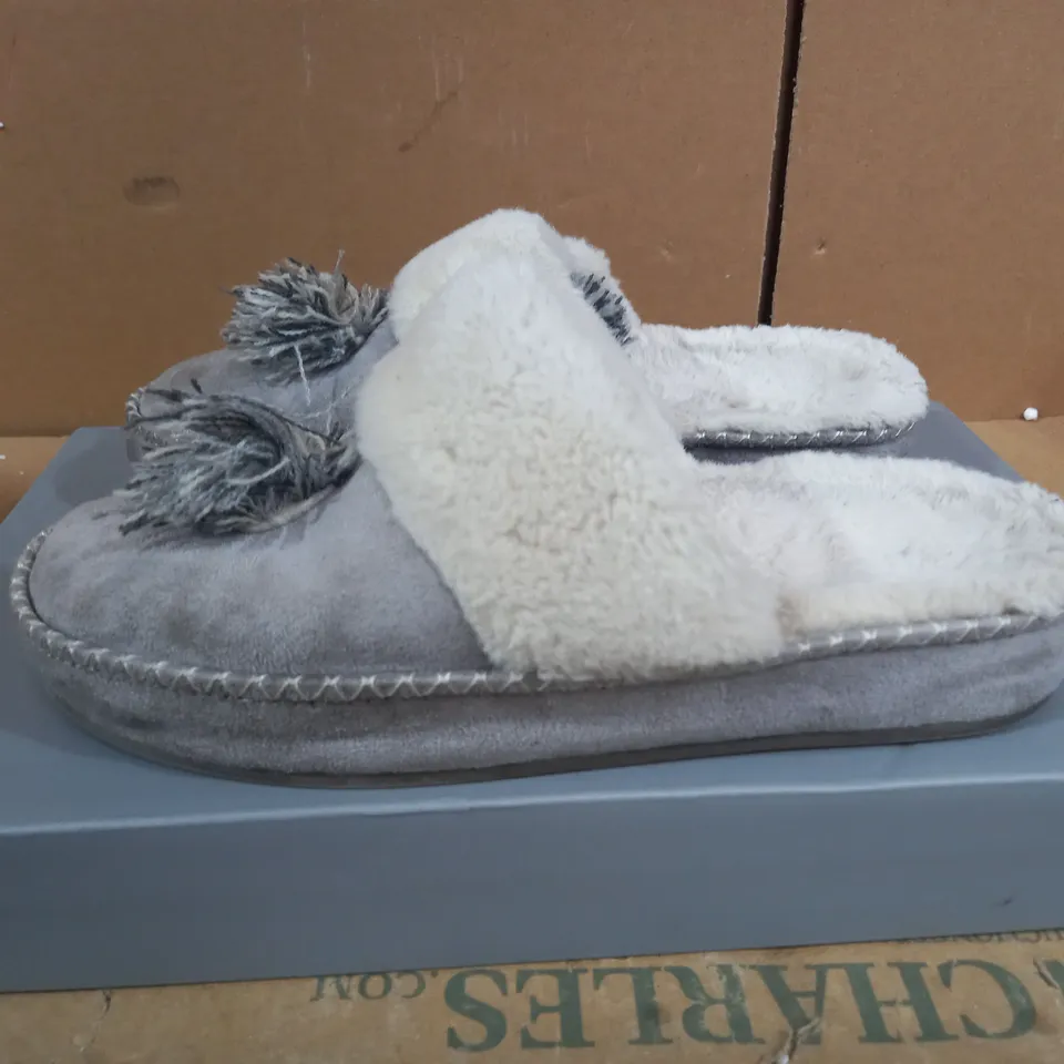 VIONIC GRACE SLIPPER GREY SIZE 3