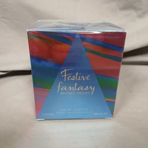 BOXED AND SEALED FESTIVE FANTASY BRITANY SPEARS EAU DE TOILETTE 100ML