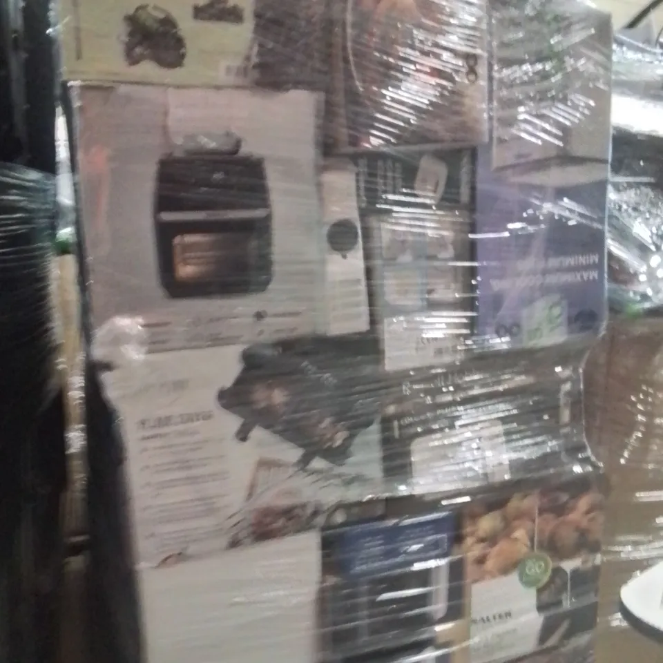 PALLET CONTAINING A LARGE QUANTITY OF ELECTRICAL ITEMS TO INCLUDE;AIR FRYER,AIR COOLER,VACUUM CLEANER,MICROWAVE,IRON