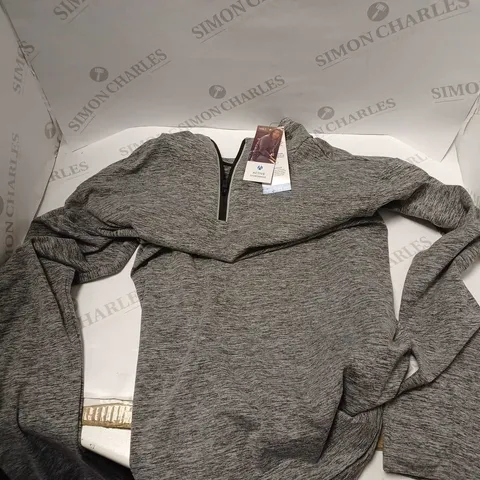 M&S ACTIVE SPORTSWEAR QUARTER ZIP SMALL