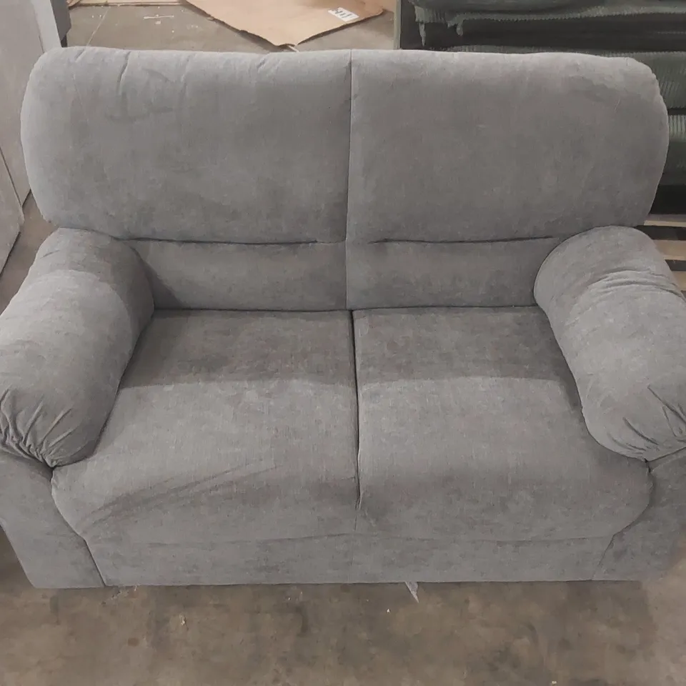 QUALITY DESIGNER FABRIC UPHOLSTERED 2 SEATER SOFA