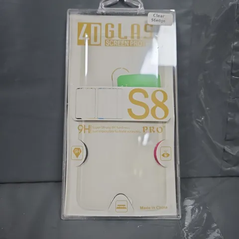 BOX OF APPROXIMATELY 40 4D GLASSES SCREEN PROTECTOR FOR CLEAR S6 EDGE 