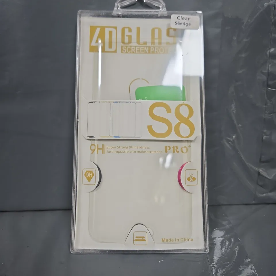 BOX OF APPROXIMATELY 40 4D GLASSES SCREEN PROTECTOR FOR CLEAR S6 EDGE 