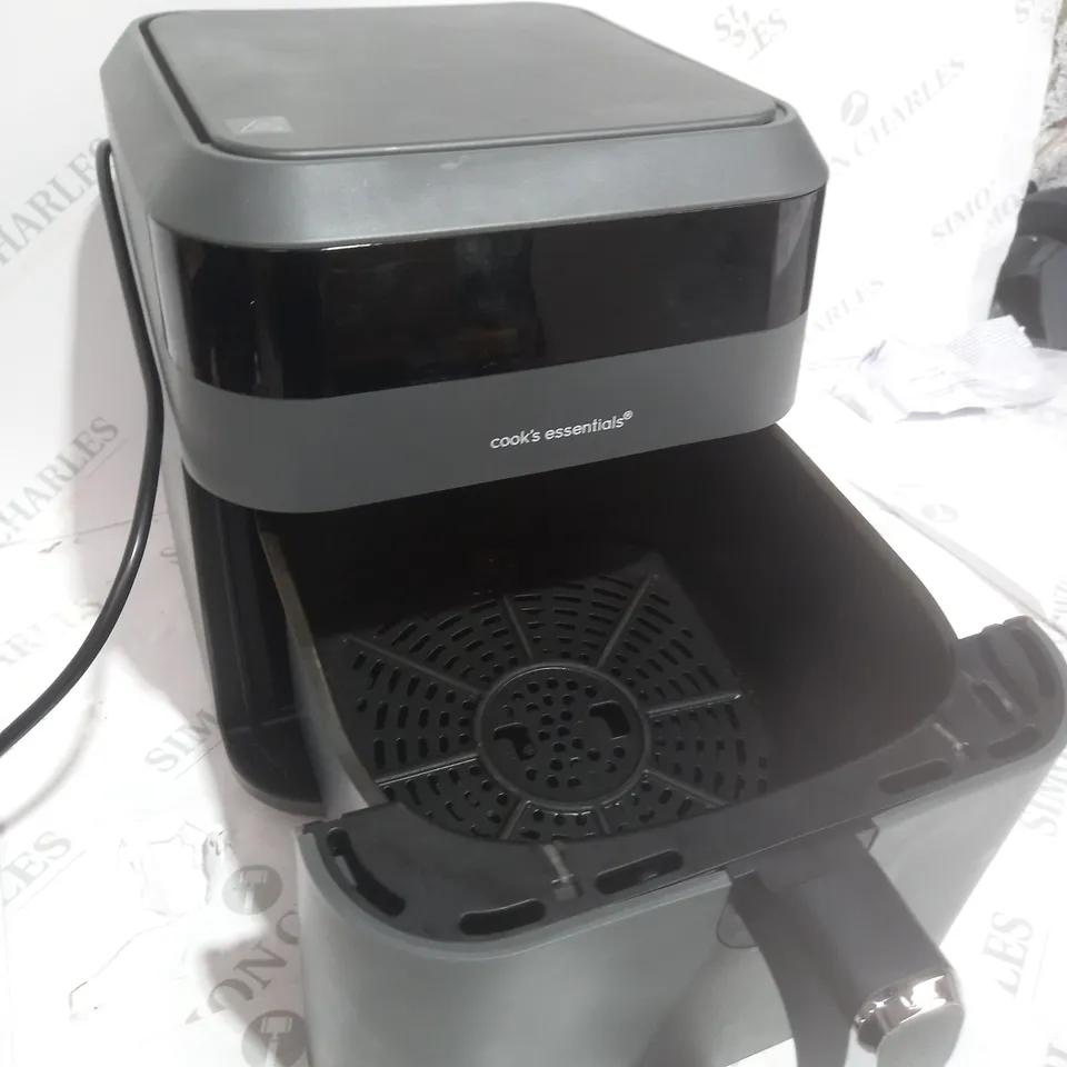 COOK'S ESSENTIALS 5.8L AIR FRYER IN SLATE GREY